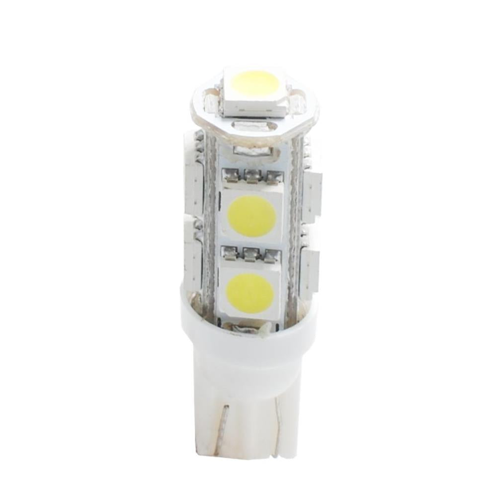 AMPOULES LED X 2 T10 W5W 9LED SMD5050 BLANC 12V 1,50W
