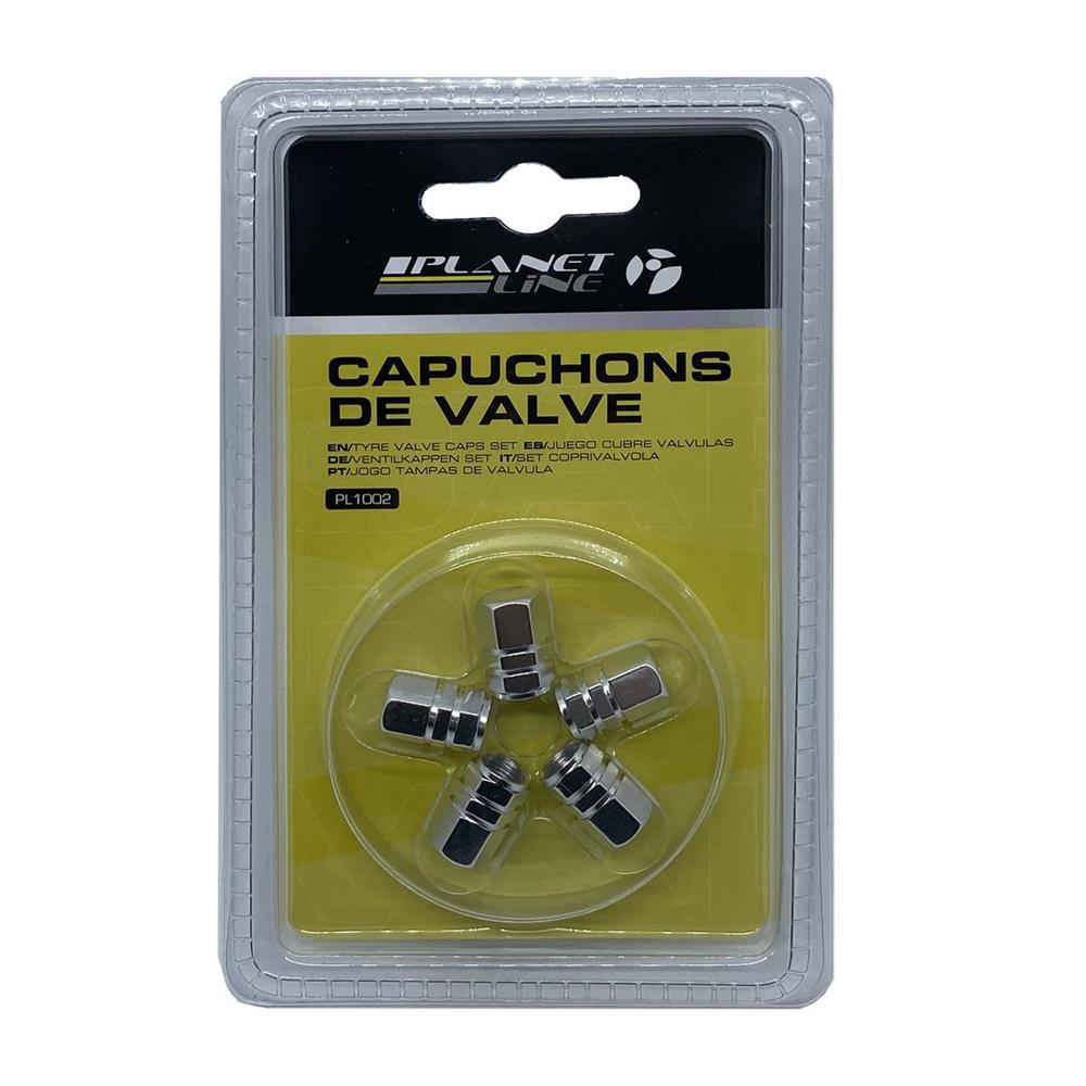 KIT DE 5 CAPUCHONS DE VALVE ALU