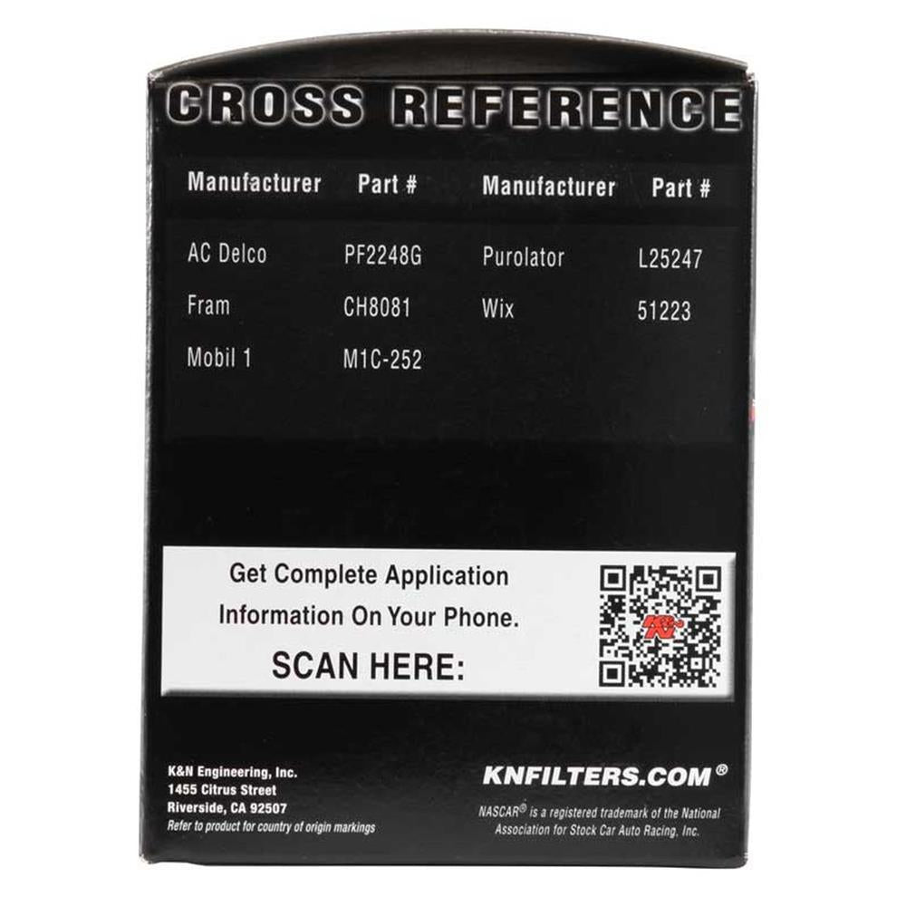 FILTRE A HUILE DE REMPLACEMENT K&N PS-7007