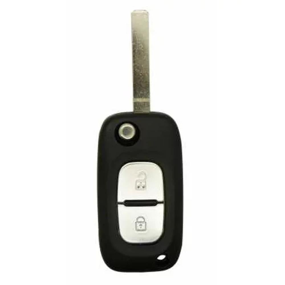 COQUE CLE ADAPTABLE POUR RENAULT 2 BOUTONS LAME FRAISEE KEYSKAR