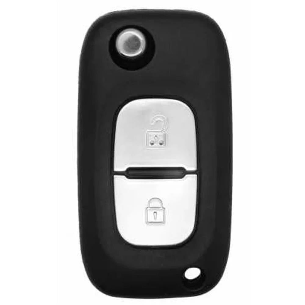 COQUE CLE ADAPTABLE POUR RENAULT 2 BOUTONS LAME FRAISEE KEYSKAR