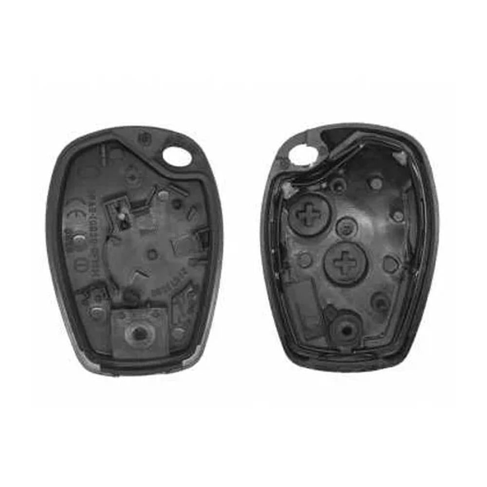 COQUE CLE ADAPTABLE POUR RENAULT 2 BOUTONS LAME CRANTEE KEYSKAR