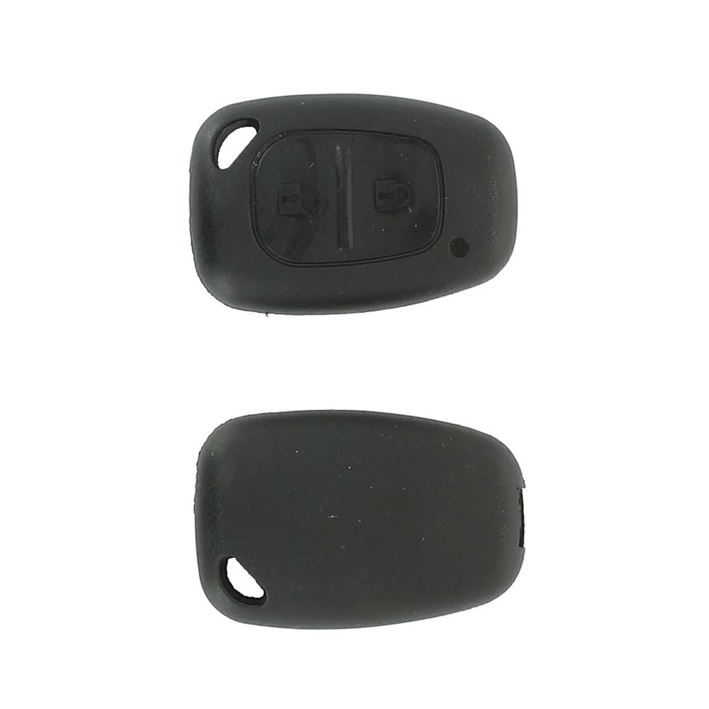 COQUE CLE ADAPTABLE POUR RENAULT 2 BOUTONS LAME CRANTEE KEYSKAR