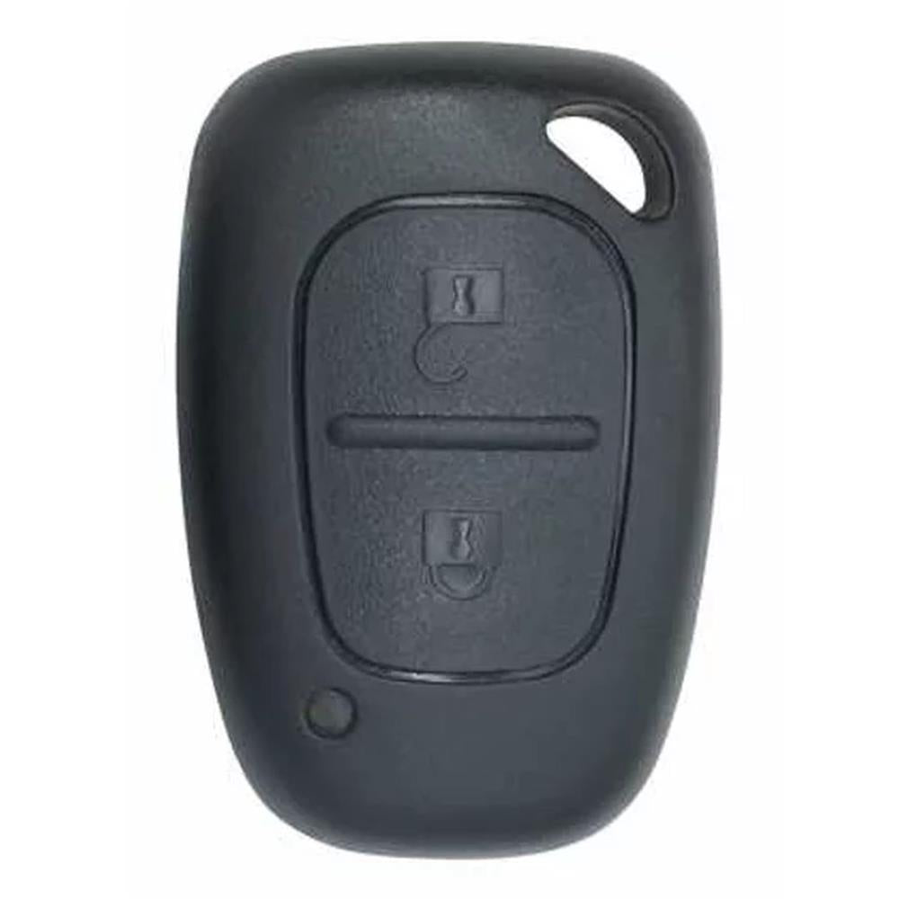 COQUE CLE ADAPTABLE POUR RENAULT 2 BOUTONS LAME CRANTEE KEYSKAR