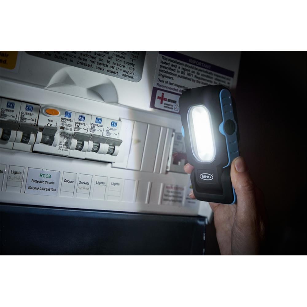 MINI LAMPE LED + TORCHE RING RECHARGEABLE RING