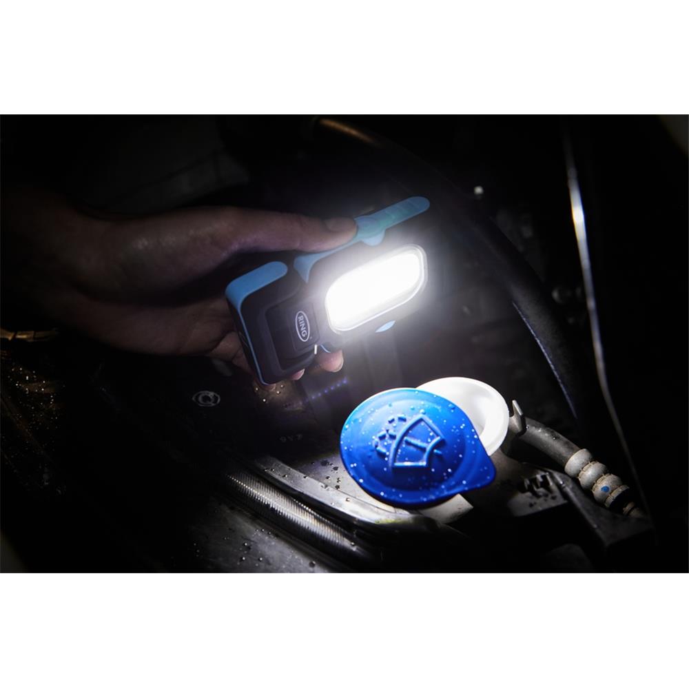 MINI LAMPE LED + TORCHE RING RECHARGEABLE RING