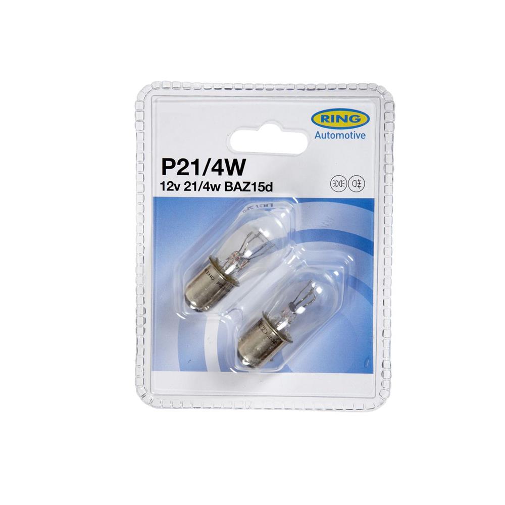 2 AMPOULES 12V 21/4W BAZ15D (BLISTER) RING