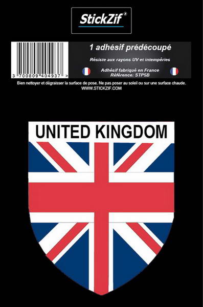 ADHESIF PAYS BLASON UNITED KINGDOM X1