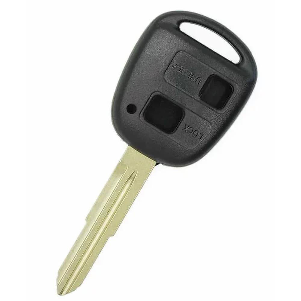 COQUE CLE ADAPTABLE POUR TOYOTA 2 BOUTON LAME CRANTEE KEYSKAR
