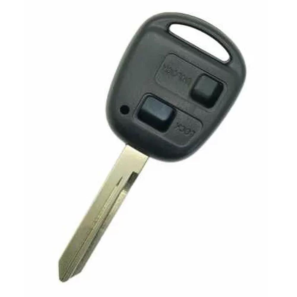 COQUE CLE ADAPTABLE POUR TOYOTA 2 BOUTONS LAME CRANTEE KEYSKAR