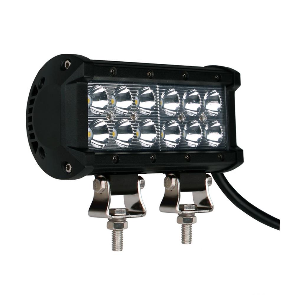 RAMPE 12 LED OSRAM 36W 6500K 2400LM BOITIER ALUMINIUM 161x63x107mm
