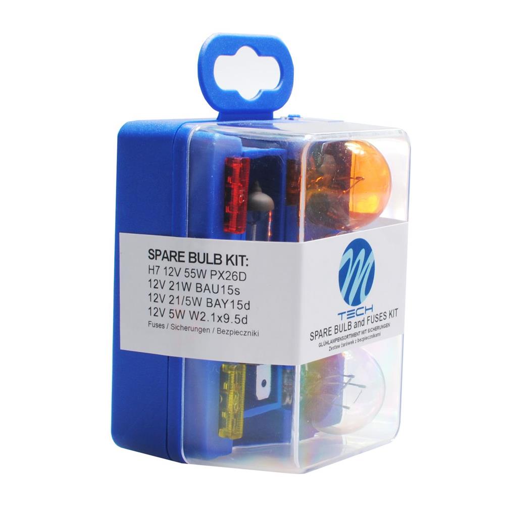 COFFRET D'AMPOULES DE SECOURS H7 12V MTECH