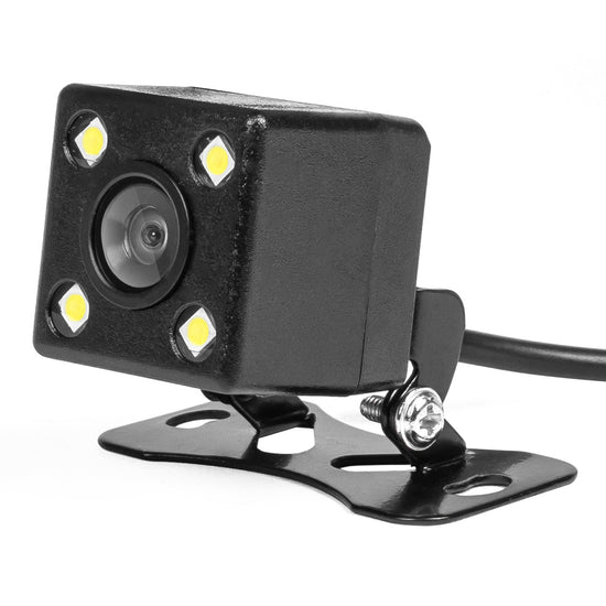 CAMÉRA DE RECUL 720P SUR SUPPORT ORIENTABLE AVEC ÉCLAIRAGE LED AMIO