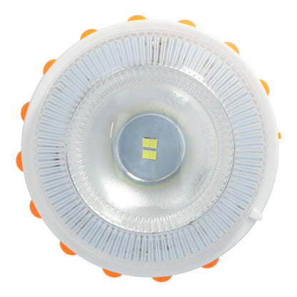 BALISE CLIGNOTANTE SECOURS RECHARGEABLE LED 360° MAGNETIQUE ORANGE