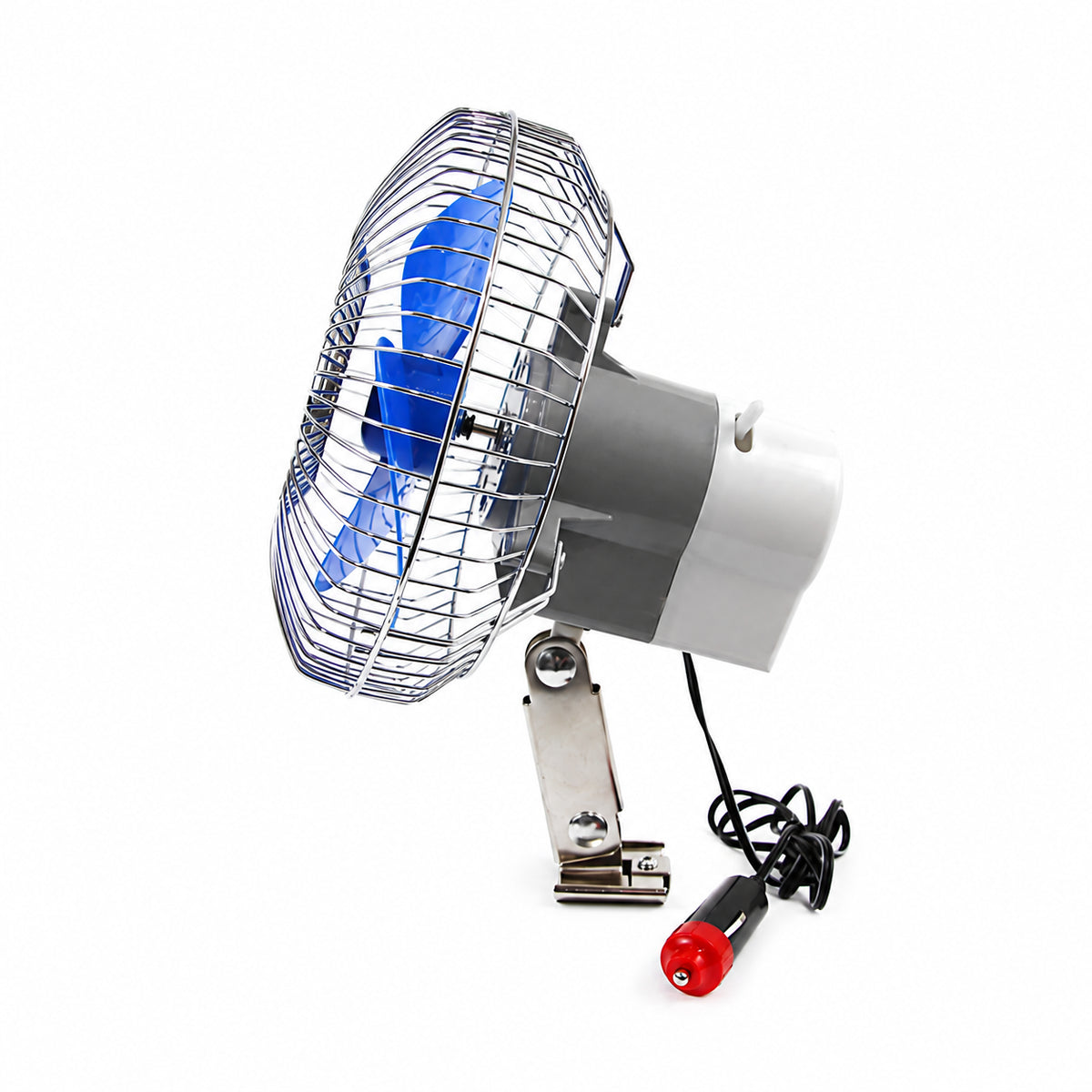VENTILATEUR DE VOITURE EN MÉTAL AVEC CLIP ET FIXATION À VIS 12V AMIO
