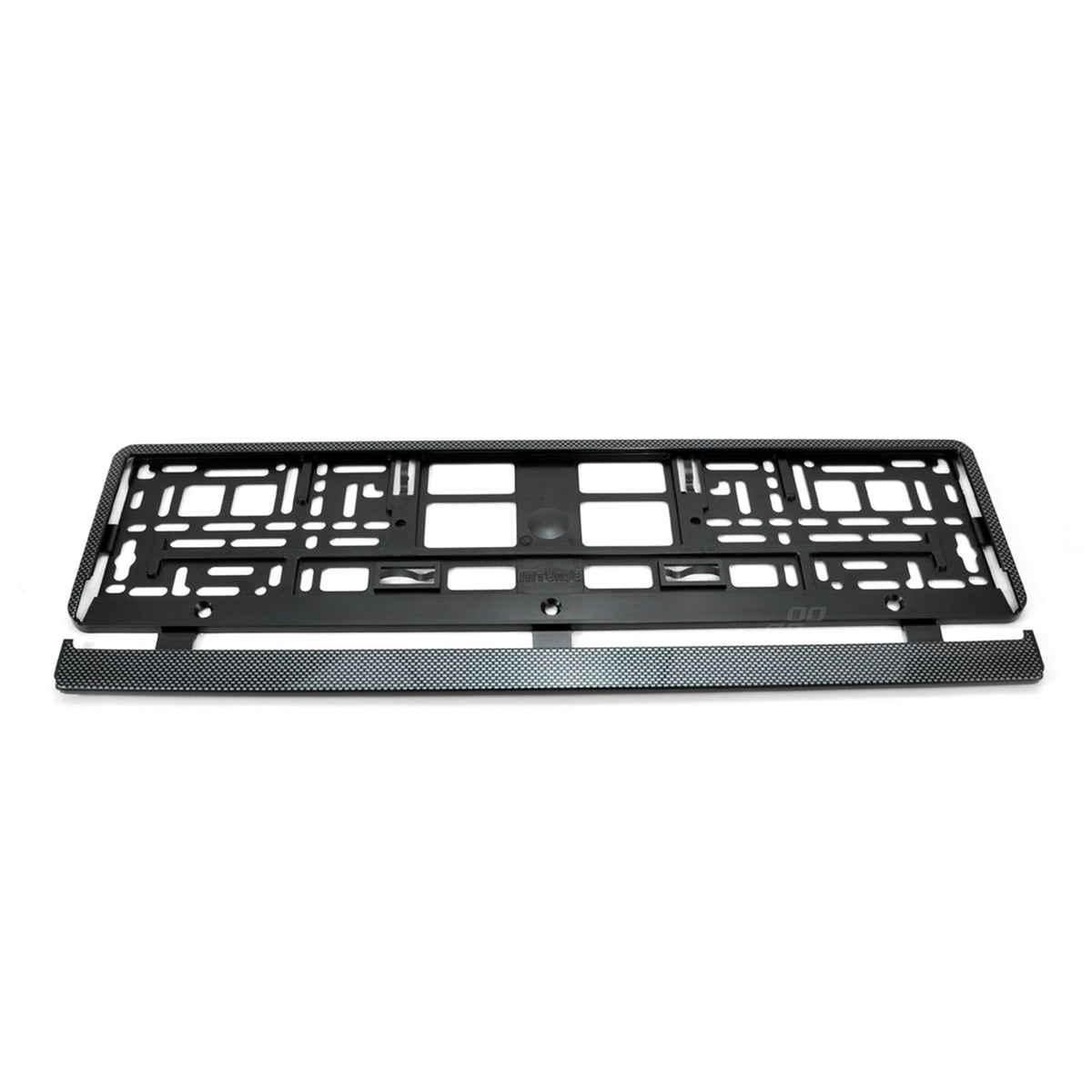 SUPPORT DE PLAQUE D'IMMATRICULATION EFFET CARBONE  AMIO