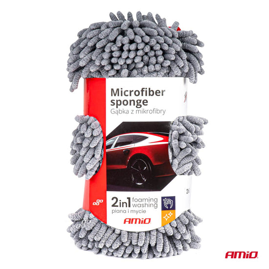 ÉPONGE DE LAVAGE EN MICROFIBRE AMIO
