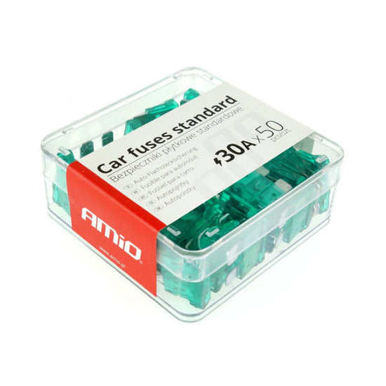 BOÎTE DE 50 FUSIBLES STANDARD 30 AMP AMIO