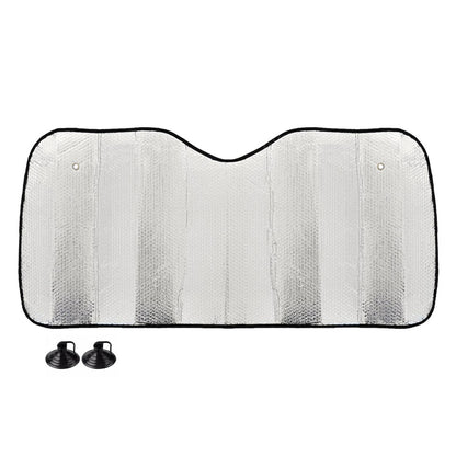 PARE-SOLEIL SOUPLE A BULLE PE 150X80CM AVEC VENTOUSES