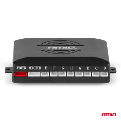 RADAR DE RECUL 8 CAPTEURS NOIRS 18MM + BUZZER AMIO