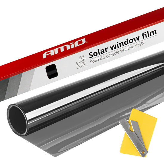 FILM SOLAIRE NOIR CLAIR 60 % 0,5 × 3 M AMIO