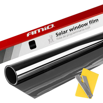 FILM SOLAIRE 30% NOIR 75X300CM POUR VITRES