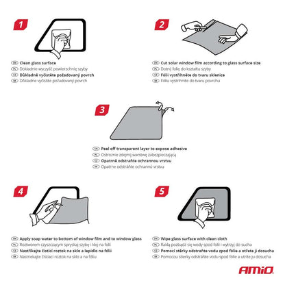 FILM SOLAIRE 30% NOIR 75X300CM POUR VITRES