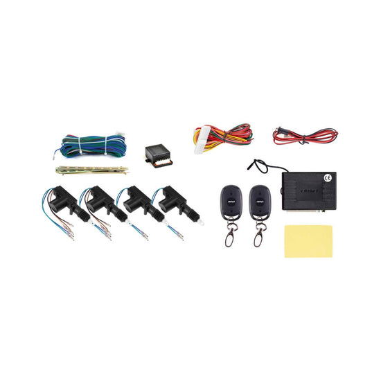 KIT DE VERROUILLAGE CENTRALISÉ AVEC TÉLÉCOMMANDES 2 MAÎTRES + 2 ESCLAVES KE14 AMIO