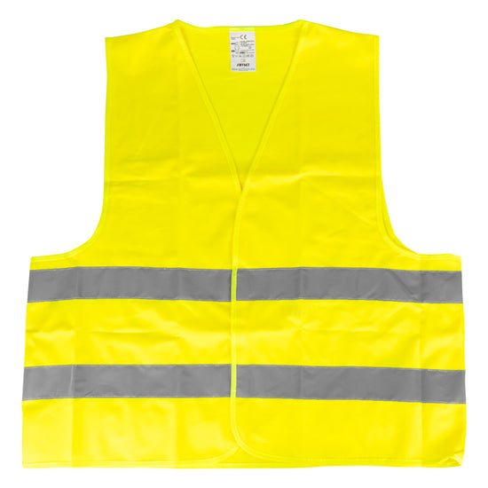 GILET DE SECURITE JAUNE AVEC CERTIFICAT AMIO
