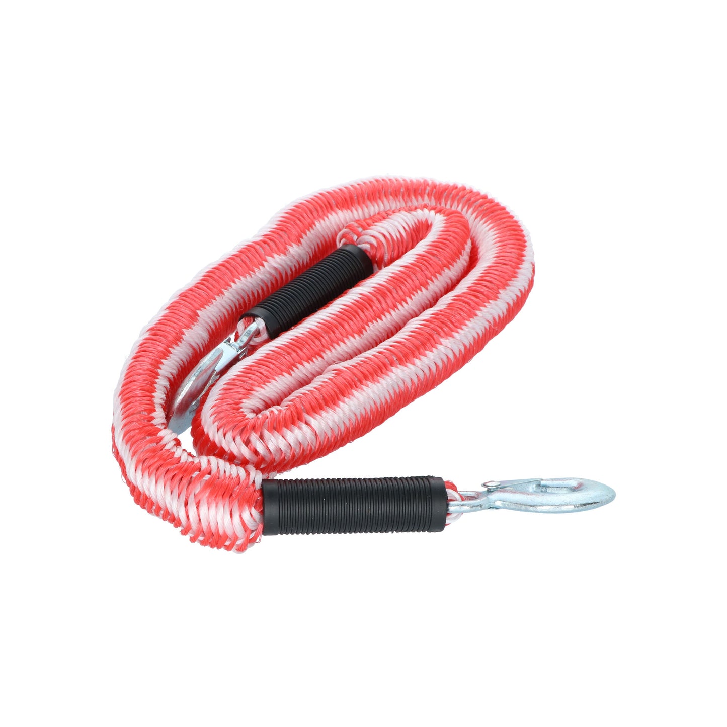 CABLE DE REMORQUAGE AVEC CROCHETS DE SECURITE  STRETCH  1.5 4M 2800KG