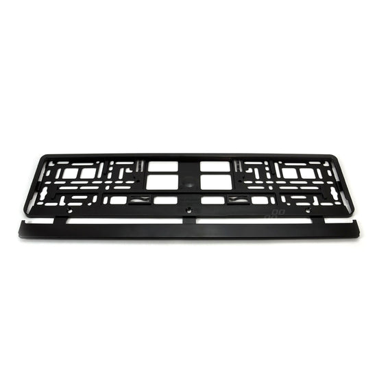 SUPPORT DE PLAQUE D'IMMATRICULATION FLEXIBLE NOIR AMIO
