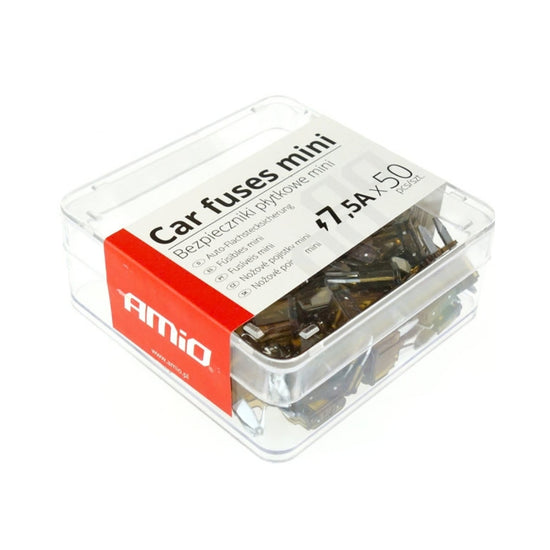 BOITE DE 50 FUSIBLES MINI 7,5A AMIO