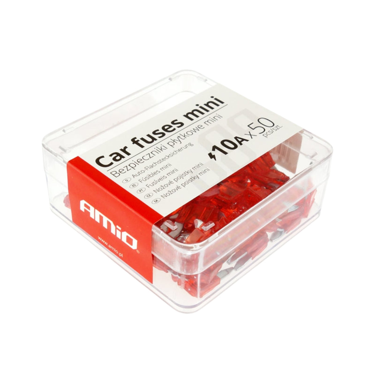 Boîte de 50 fusibles mini AMiO 10 A - 02219