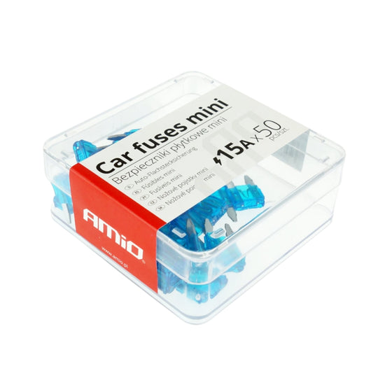 BOITE DE 50 FUSIBLES MINI 15A AMIO