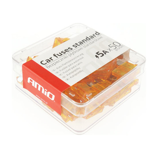 BOÎTE DE 50 FUSIBLES STANDARD 5AMP AMIO