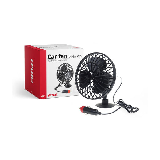 VENTILATEUR DE VOITURE 12V À FIXATION PAR VENTOUSE Ø140 MM AMIO