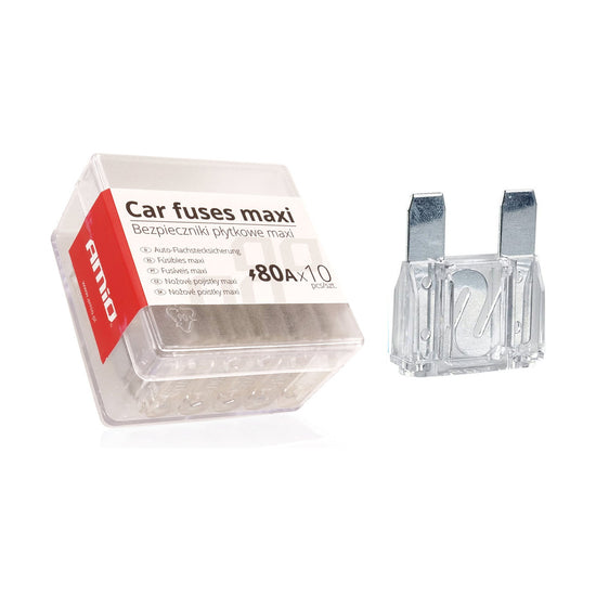 BOÎTE DE 10 FUSIBLES MAXI 80 A AMIO