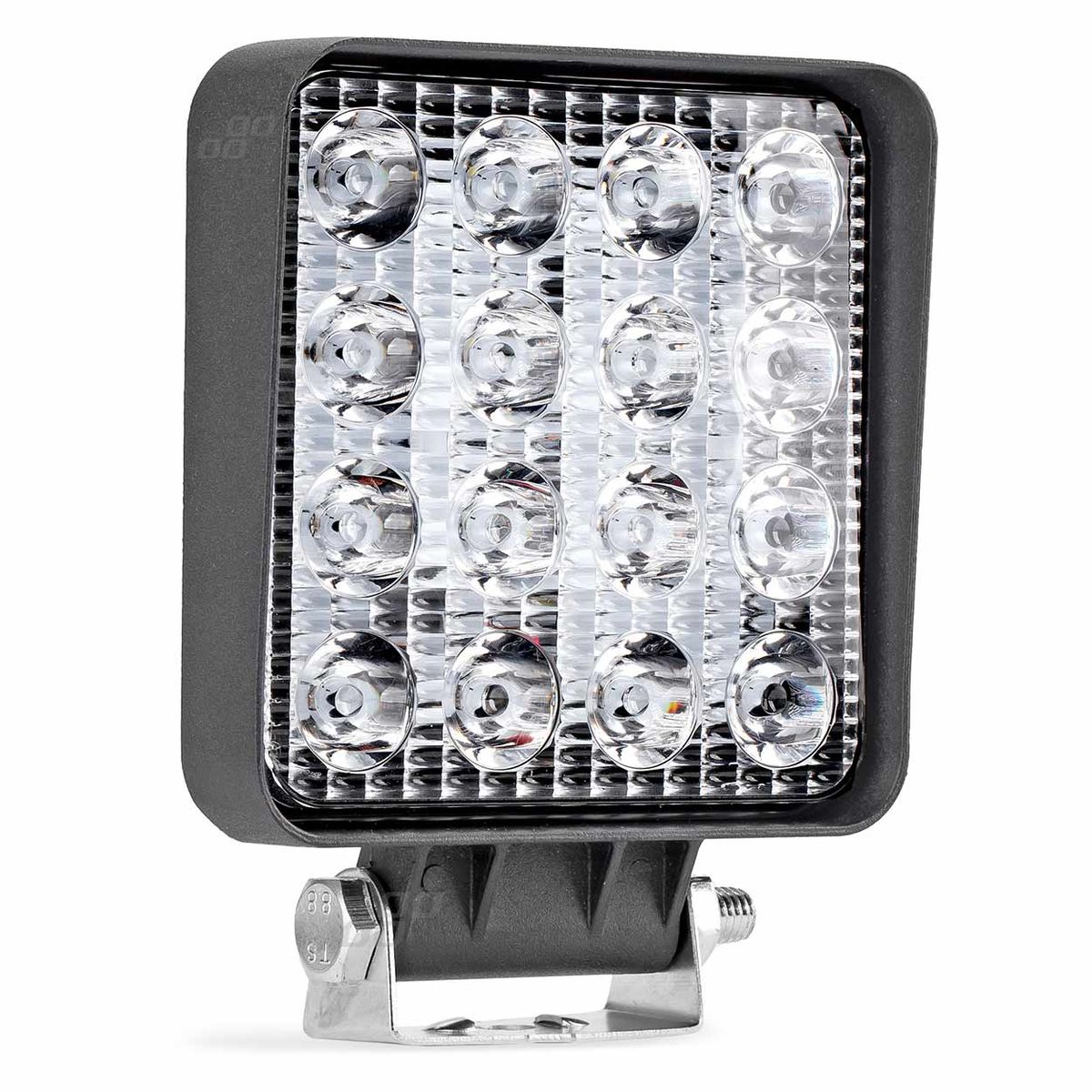 AMiO Phare de travail 16 LED 3840 lm, 9 à 36 V, 110 × 110 mm | 02424