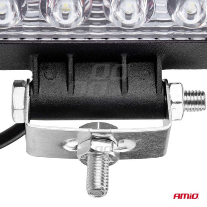AMiO Phare de travail 16 LED 3840 lm, 9 à 36 V, 110 × 110 mm | 02424
