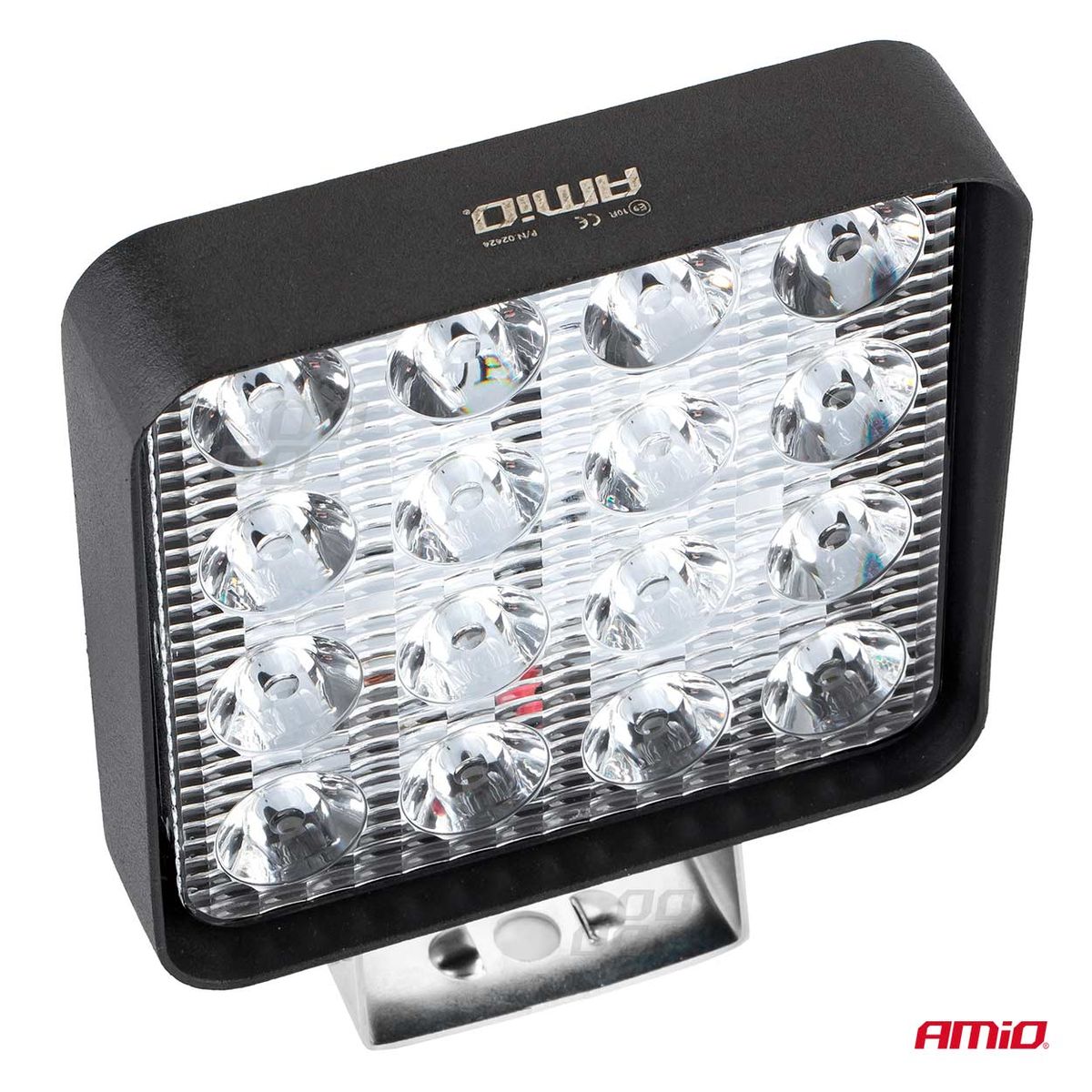 AMiO Phare de travail 16 LED 3840 lm, 9 à 36 V, 110 × 110 mm | 02424