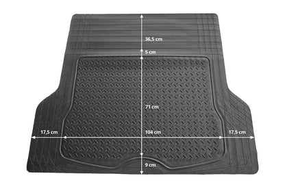 TAPIS DE COFFRE UNIVERSEL PVC 139X112CM A DECOUPER AMIO