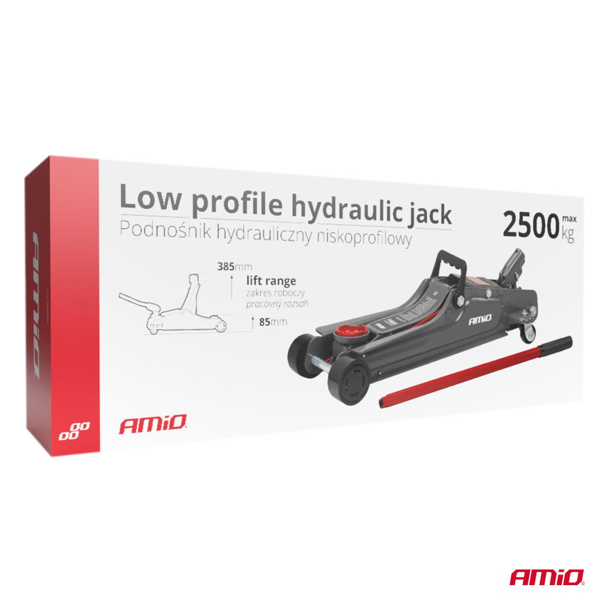 CRIC HYDRAULIQUE ROULEUR 2,5 T | AMIO