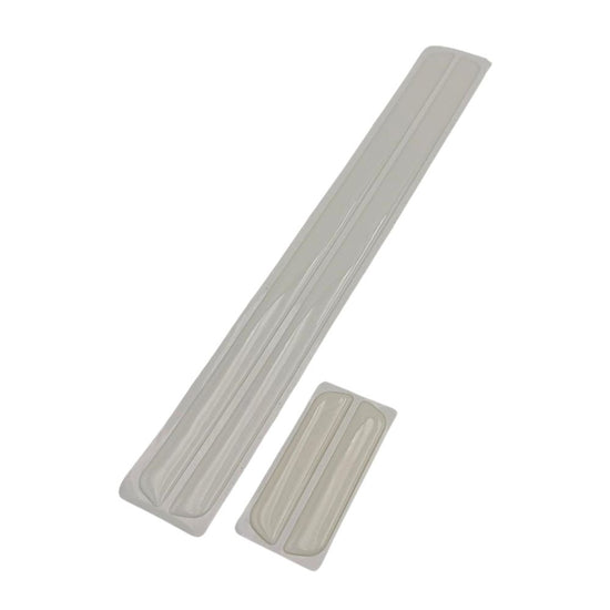 BANDES PROTEGE CARROSSERIE TRANSPARENTES 2x30CM + 2X7CM AMIO