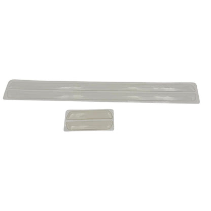 BANDES PROTEGE CARROSSERIE TRANSPARENTES 2x30CM + 2X7CM AMIO