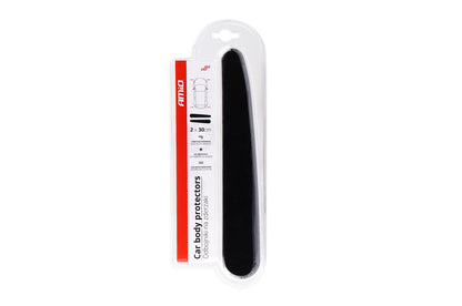 BANDES PROTEGE CARROSSERIE NOIRES 2x30CM AMIO