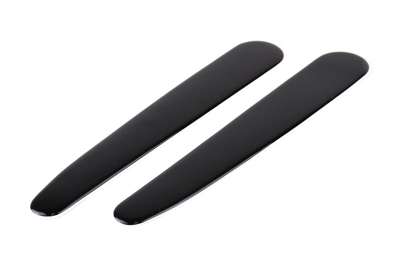 BANDES PROTEGE CARROSSERIE NOIRES 2x30CM AMIO