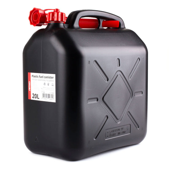 JERRICAN À CARBURANT EN PLASTIQUE 20 L NOIR AMIO