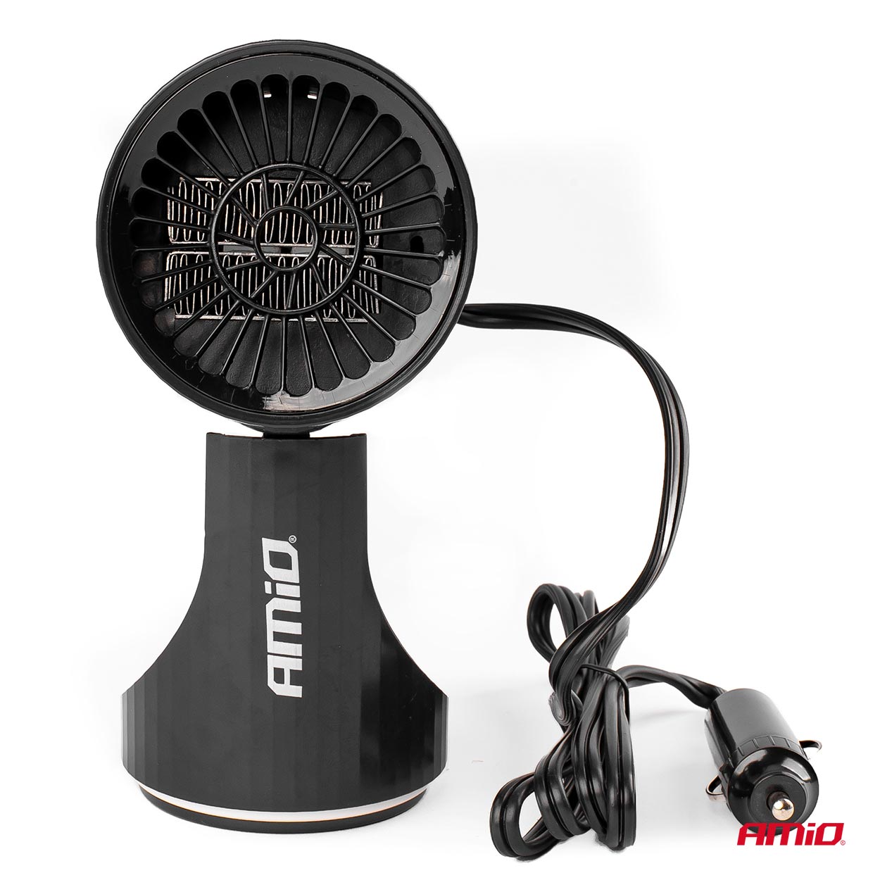 CHAUFFAGE, DEGIVRANT 12V 150W AMOVIBLE SUR PIED OU FIXE DANS PORTE-GOBELET AMIO