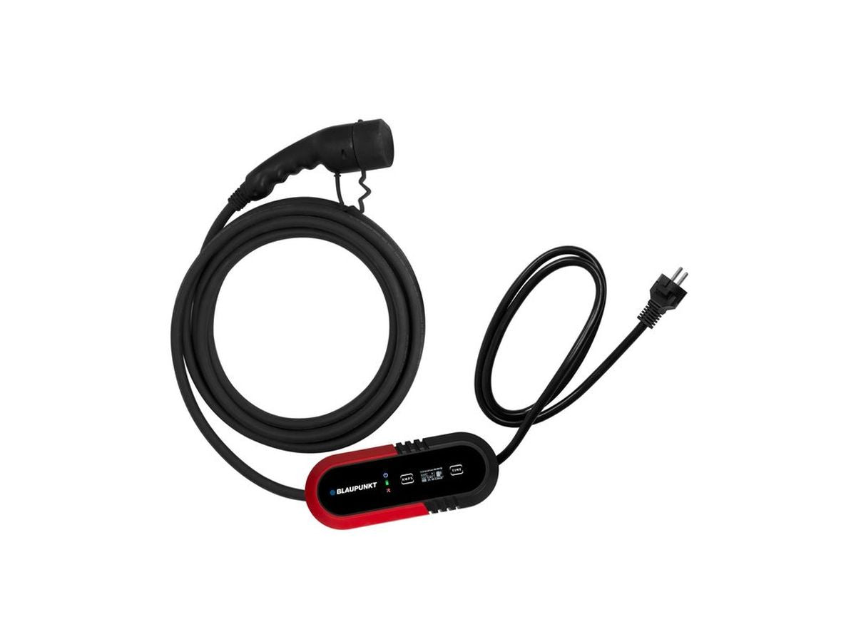 CHARGEUR PORTABLE 230V CABLE 8 METRES POUR VEHICULE ELECTRIQUE 8-16AMP MONO