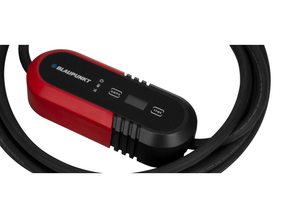 CHARGEUR PORTABLE 230V CABLE 8 METRES POUR VEHICULE ELECTRIQUE 8-16AMP MONO